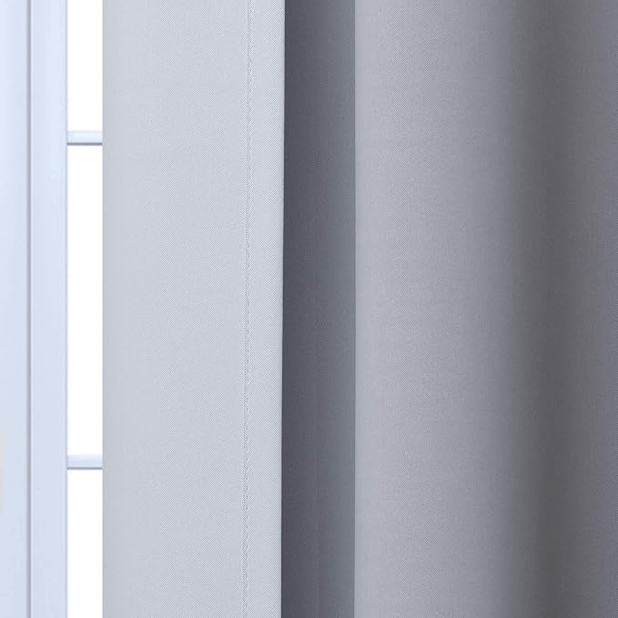Yakamok Room Darkening Ombre Curtains 84 Inch Length, Light Blocking Grommet - Image 7