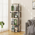 SUNMORY 4 Tier Rotating Bookshelf Tower, Revolving 360 ° Spinning Bookcase by SUNMORY