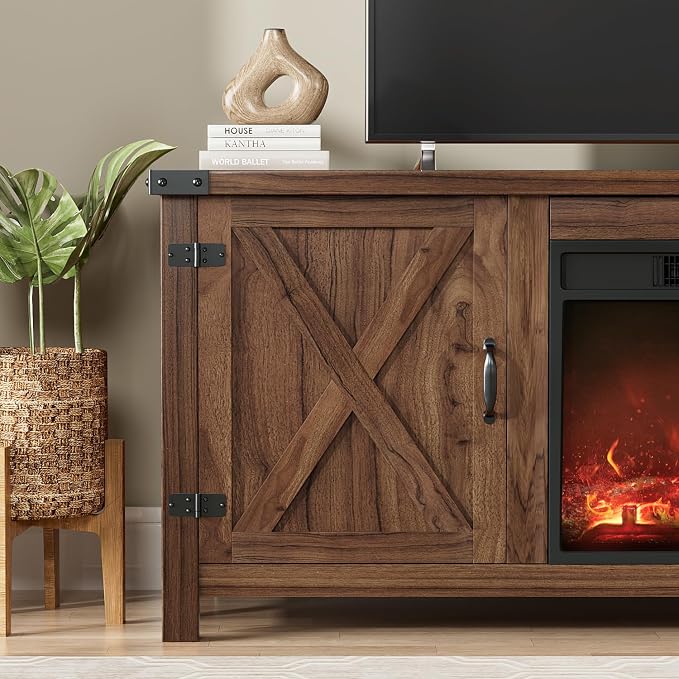 YESHOMY Fireplace TV Stand - Image 4