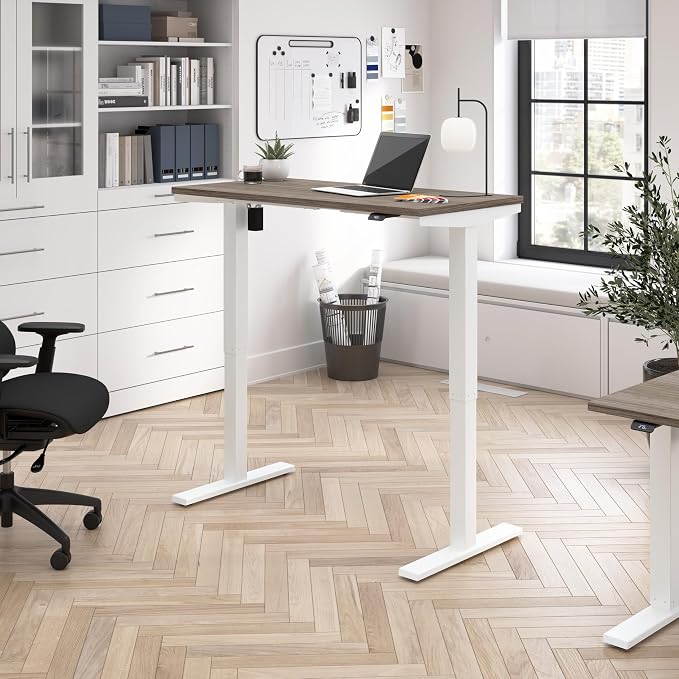 Bush Business Furniture 48-inch Electric Height Adjustable Standing Desk - Image 2