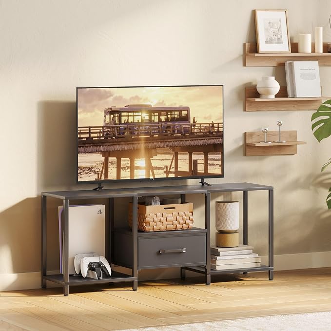 JARHETUN TV Stand with Fabric Drawer - Image 7