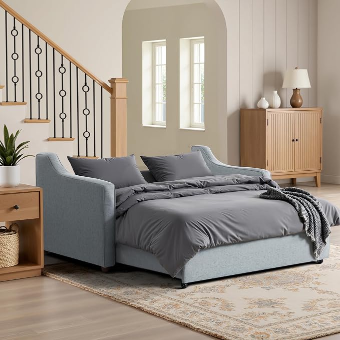 Serta® Corren 68.1" Queen Sized Convertible Sofa, Dream Coil® Comfort, - Image 3