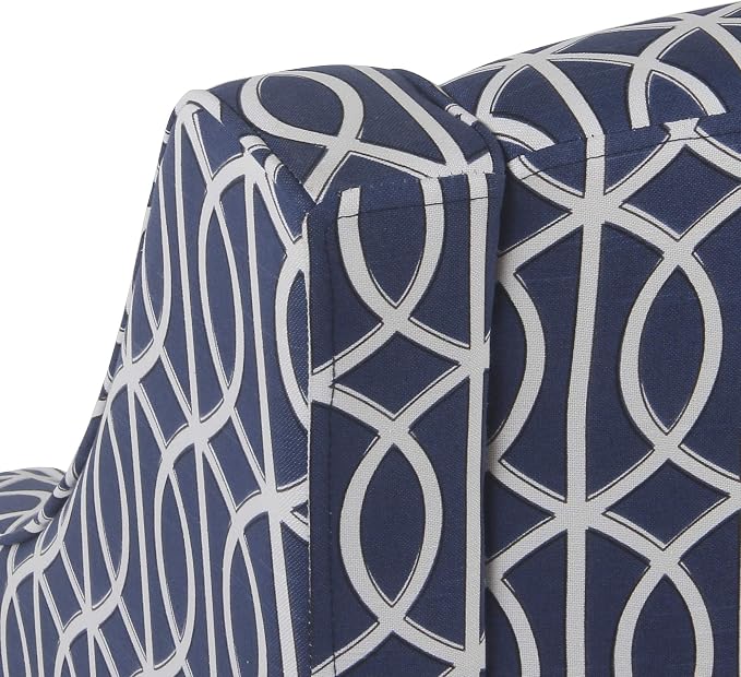 Homepop Home Decor Upholstered Classic Swoop Arm Accent Chair Accent Chairs - Image 10