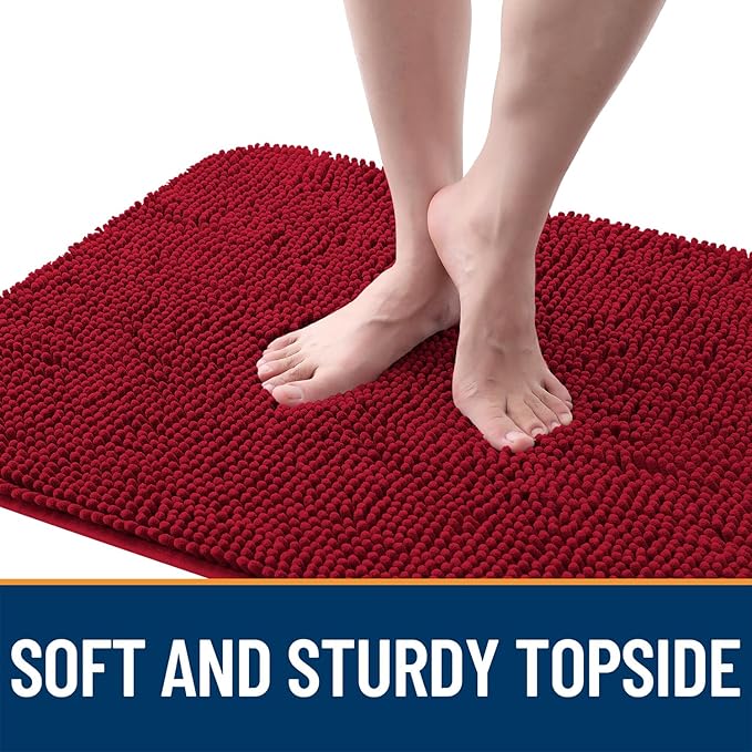 OLANLY Dog Door Mat for Muddy Paws 40x24, Absorbs Moisture and Dirt, Absorbent - Image 4