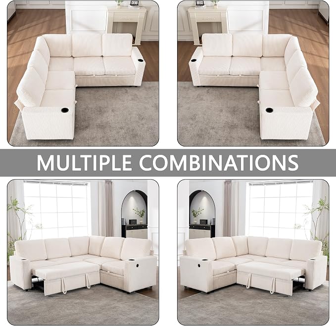 Modular Sectional Sleeper Sofa - Image 9