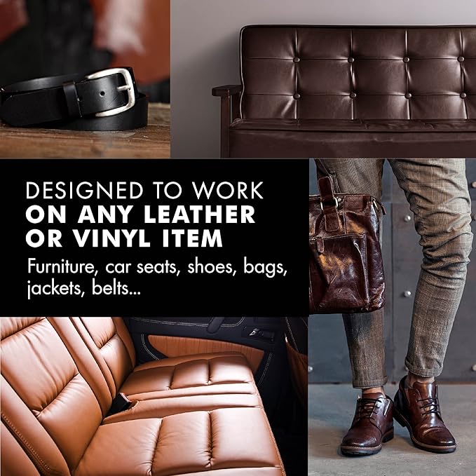 FORTIVO Leather Recoloring Balm, Leather Repair Kit - Image 2