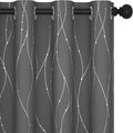 Deconovo Kitchen Curtains, Short Blackout Drapes 52 x 54 Inch, Thermal by Deconovo