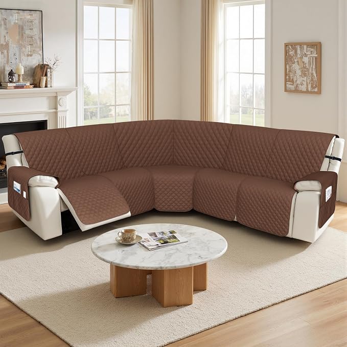 Arfntevss Recliner Sectional Couch Covers 1OO% Waterproof L Shape Sofa Cover - Image 7