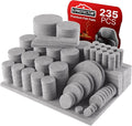 235 pcs Gray Felt Furniture Pads X-Protector! Huge Quantity of Furniture Pads by X-Protector