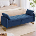 66'' King Size Storage Bench for Bedroom, Teddy Boucle End of Bed Benches for by Aemeios