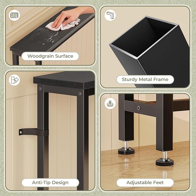 Huuger 102.4 Inch Sofa Table - Image 9