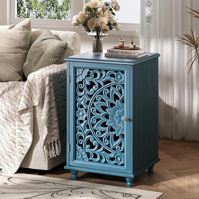 Jiansu furni Boho Small Buffet Cabinet - Image 5