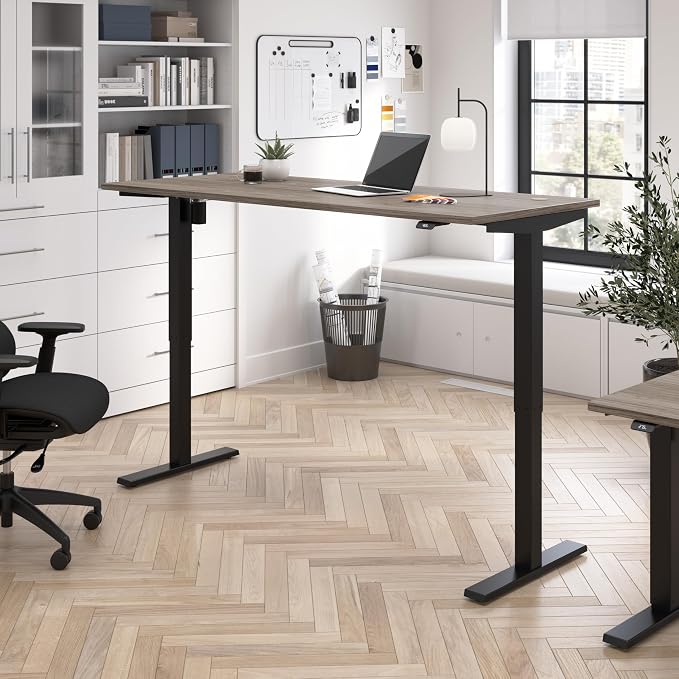 Bush Business Furniture 72-inch Electric Height Adjustable Standing Desk - Image 2