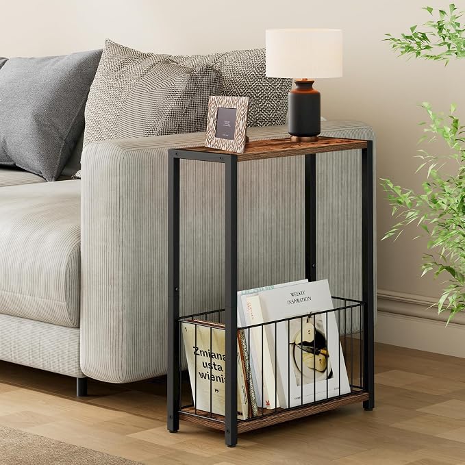 Homleke Narrow Side Tables Set of 2 - Image 2