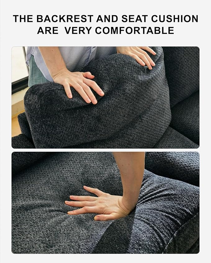 Belffin 45.6” Chenille Loveseat Module - Image 4