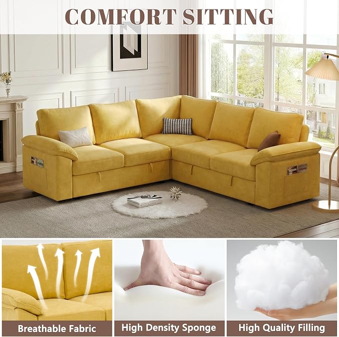 85 Inch Modular Sectional Sofa - Image 5