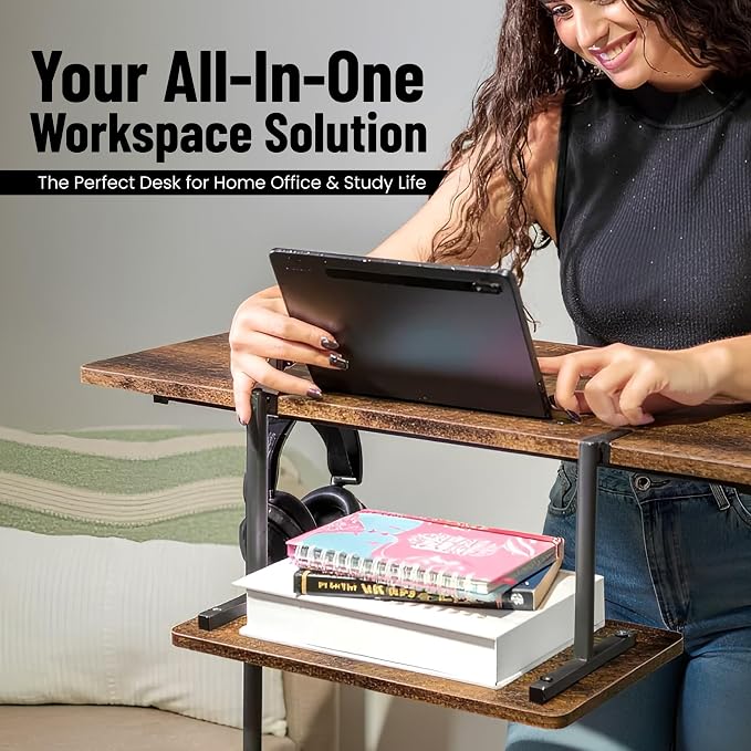 Model 2026 Adjustable Height Rolling Desk - Image 5