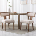 VESCASA Linen Upholstered Dining Chairs by VESCASA