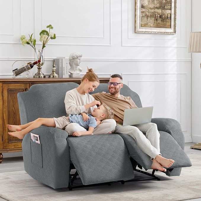 Timeles Recliner Covers Recliner Loveseat Covers Reclining Couch Covers Sofa - Image 8