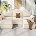 Vesgantti 108" U Shaped Sectional Couch, Comfy Cloud Modular Sectional Sofa by Vesgantti