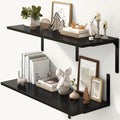 Fun Memories Floating Shelves for Wall, 12 Inch Deep Floating Shelves Set of 2 by FunMemories