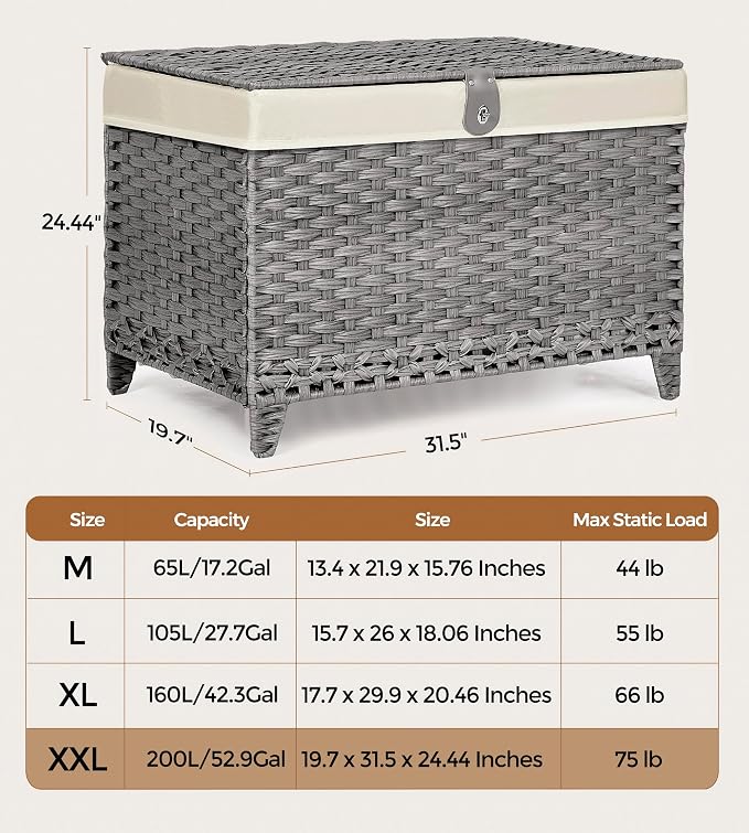 Honjourai Wicker Storage Basket - Image 3
