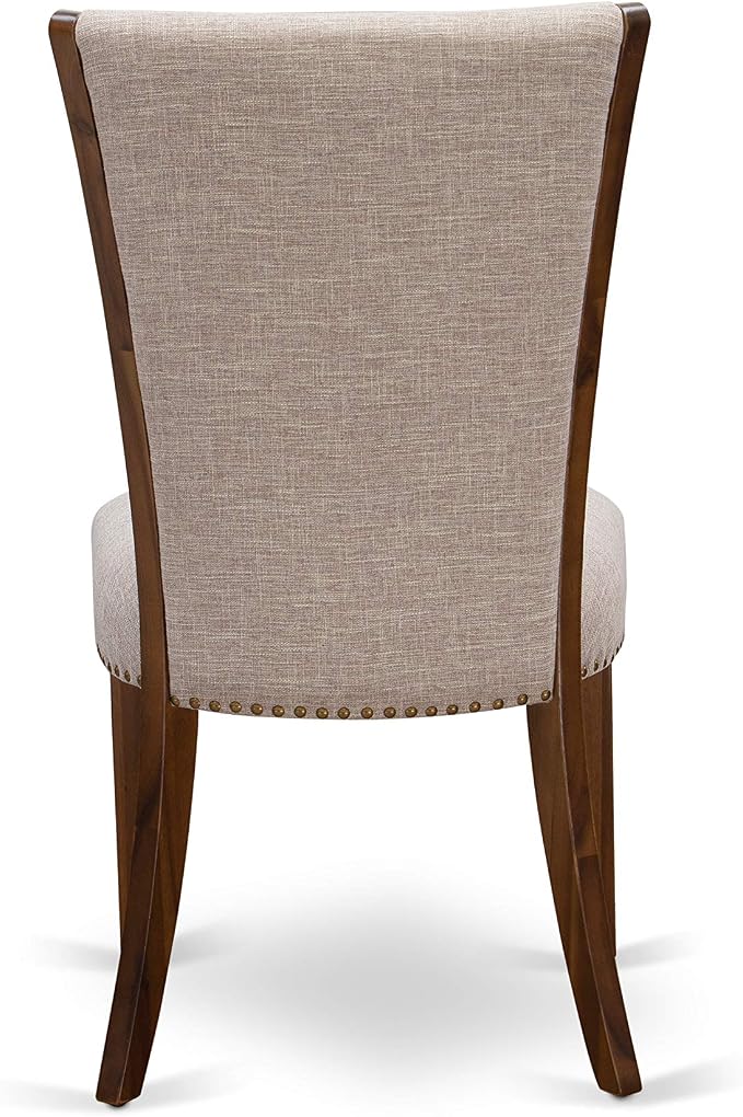 East West Furniture VEP8T04 Verona Parsons Dining Chairs - Image 7