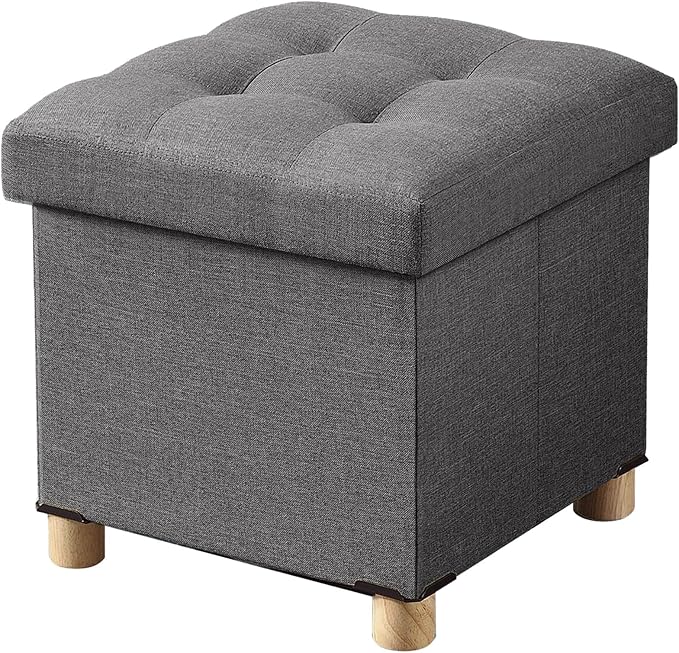 BRIAN & DANY Ottoman with Storage, Small Storage Ottoman by BRIANDANY