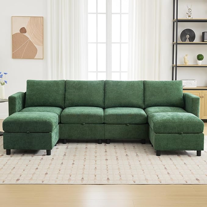 WUTUTUEE 25”Square Storage Ottoman Module - Image 7