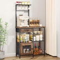 SWTYMIKI Coffee Bar with Hanging Rack by SwtyMiki-TidyHomeSweetLife