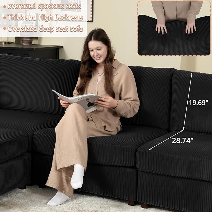 EASE MOOSE Oversized Sectional Modular Sofa - Image 7