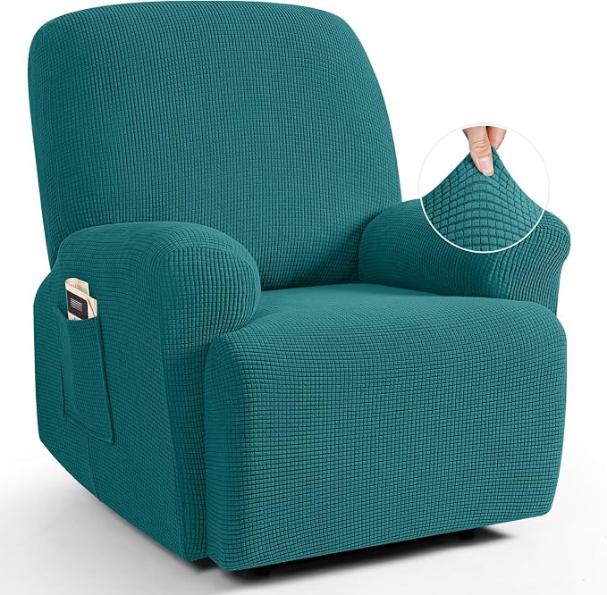 TAOCOCO Recliner Cover 4-Pieces, Recliner Stretch Sofa Slipcover, Recliner by TAOCOCO