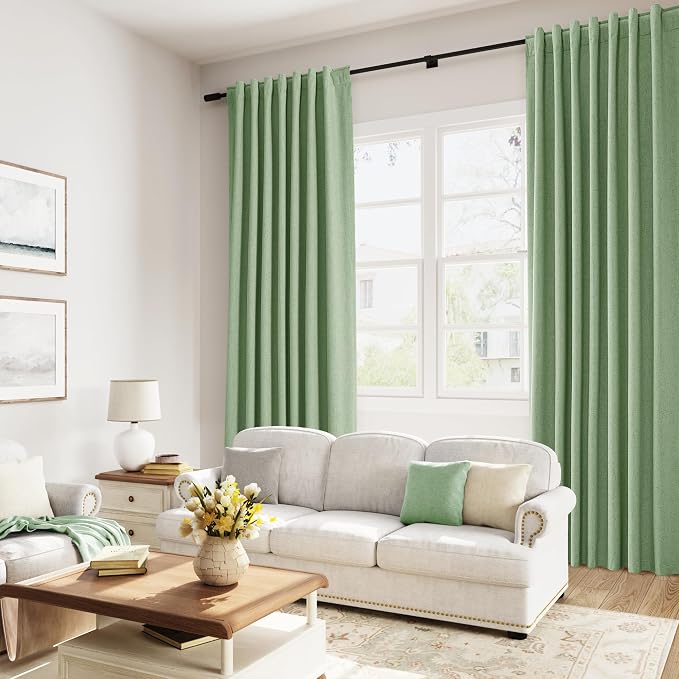 Guken Blackout Curtains 80 Inch Length 2 Panels Set - Image 8
