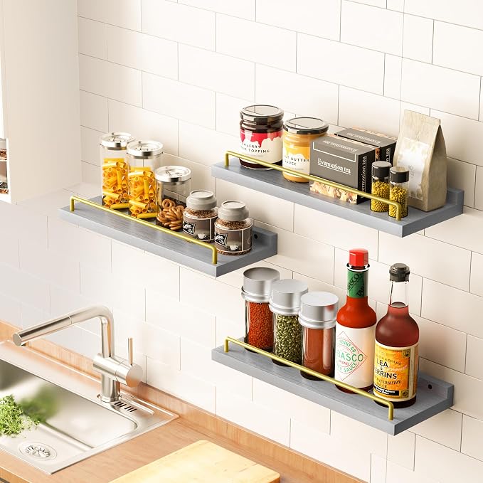 RYOFOBETTO Floating Shelves for Wall Decor, Living Room, Picture Frames - Image 6