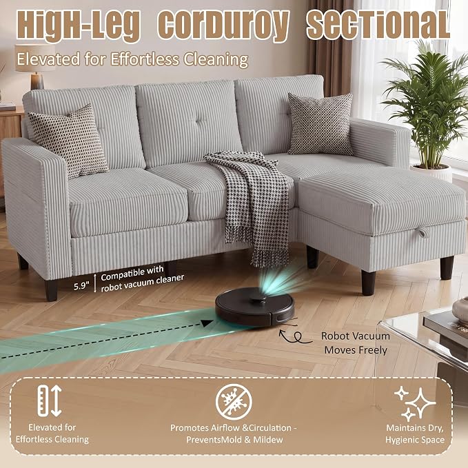 Convertible Sectional Sofa - Image 9