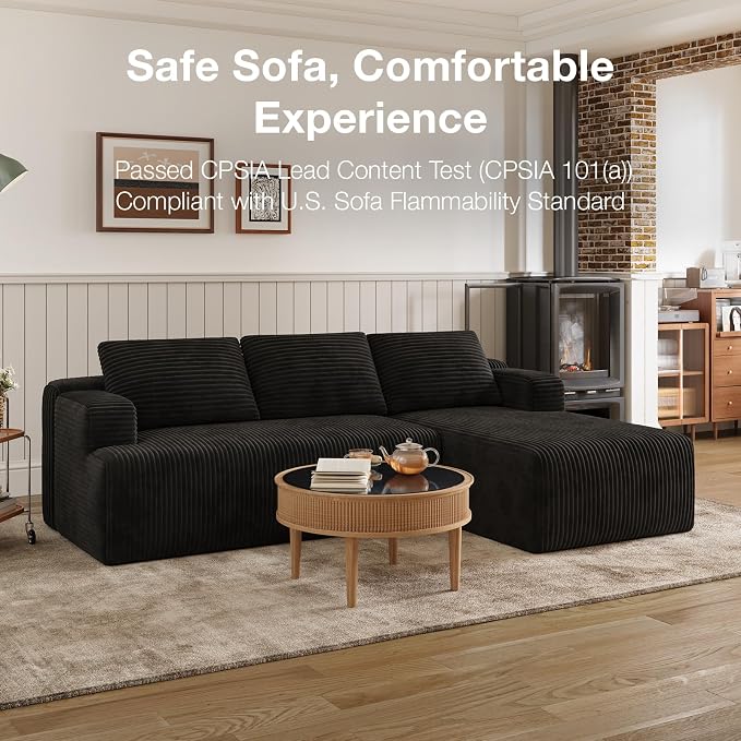 Novilla L-Shape Sectional Couches - Image 21