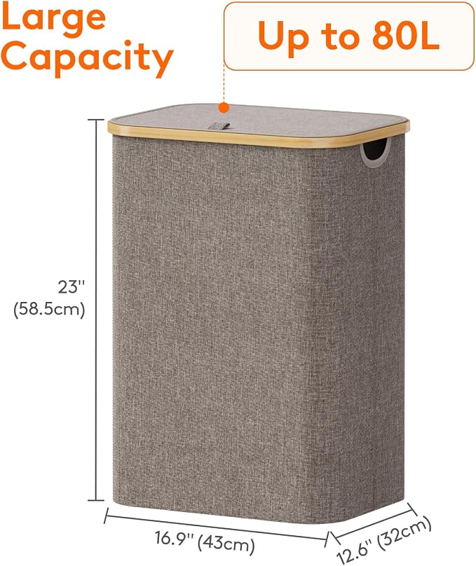 Lifewit 80L Laundry Basket - Image 4