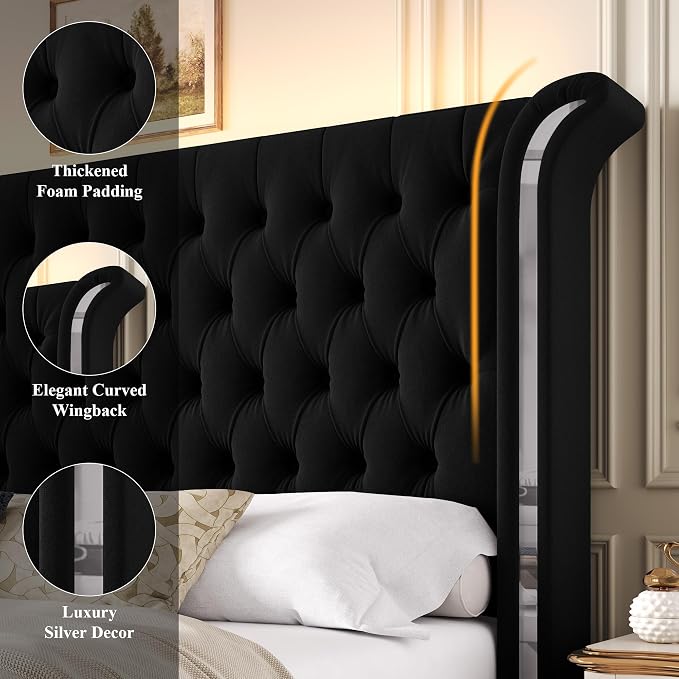 Keyluv King Smart LED Bed Frame - Image 5