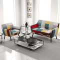 Bonzy Home Modern Colorful 2 Piece Coroful Fabric Sofa Set, Included Accent by BonzyHome