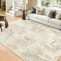 Washable Area Rugs 5'x7' Non-Slip Modern Abstract Soft by RELEANY