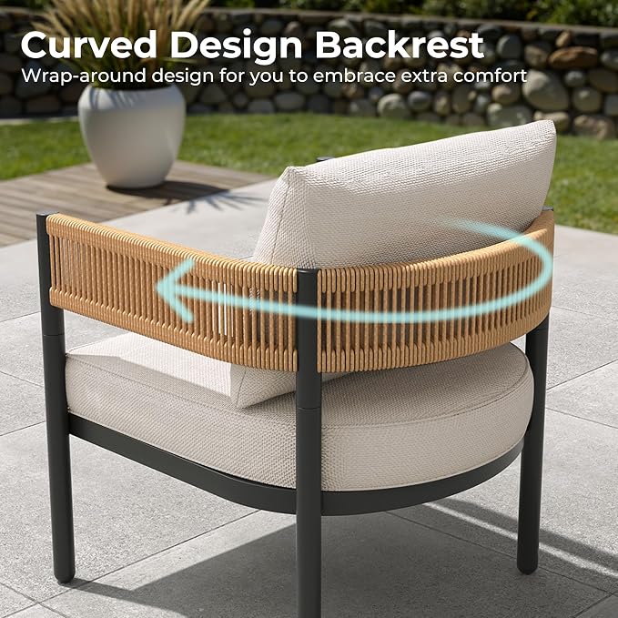 Grand patio 4-Piece Outdoor Conversation Set - Image 4