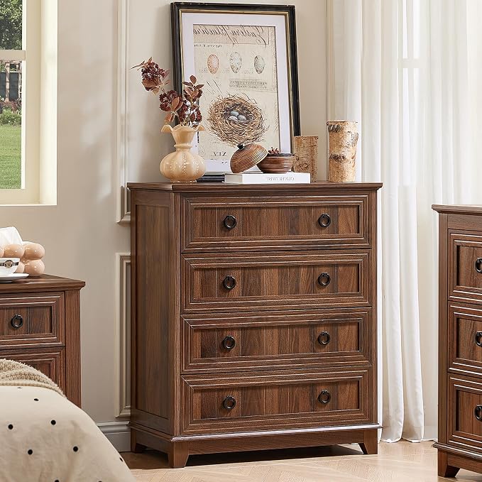 Joaxswe Farmhouse 4 Drawer Dresser by Joaxswe