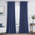 Guken 100% Blackout Curtains 102 Inch Length 2 Panels Set by Guken