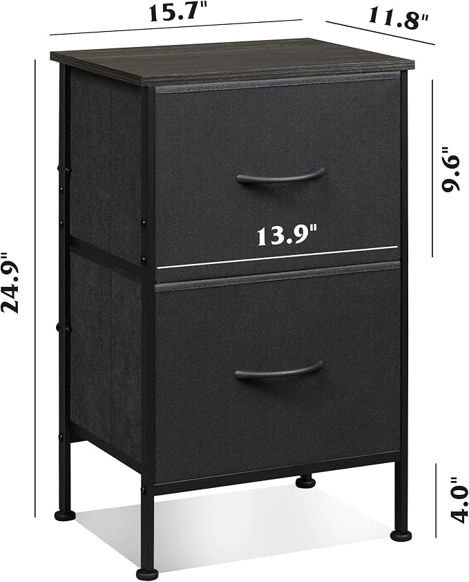 WLIVE Night Stand, Small Dresser - Image 5
