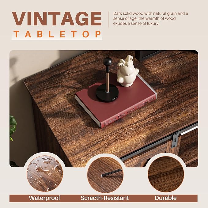 Sweetcrispy Farmhouse TV Stand 65 Inch - Image 4