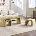 LZAREAL 3-Piece Nesting Woven Rope Coffee Table Set, Modern Coastal Center by LZAREALBetterRoomForRealLiving