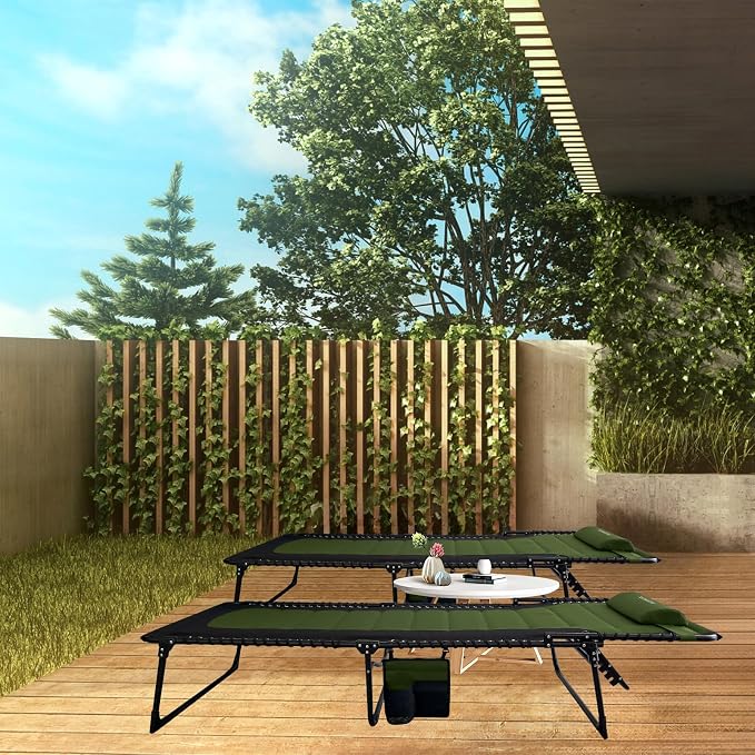 Outdoor Folding Lounge Chair Padded - Image 2