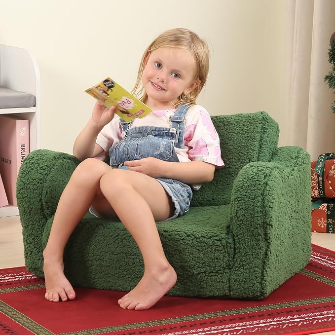 MOMCAYWEX Kids Sofa, 2-in-1 Flip-Out Foam Couch - Image 2