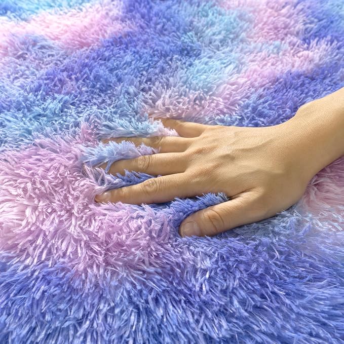 Rugs for Living Room 8x10, Soft Shaggy Modern Shag Area Rug for Bedroom - Image 4