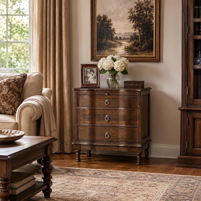 HULALA HOME Solid Wood End Table - Image 9